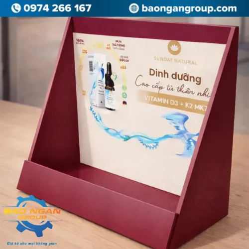 Kệ trưng bày sản phẩm đóng gói