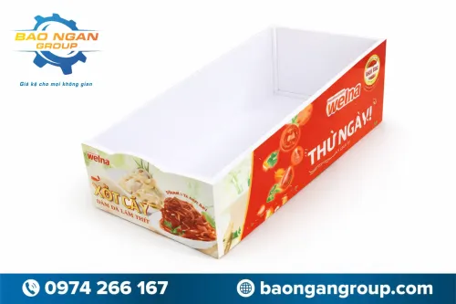 Kệ trưng bày gói gia vị - Giải pháp quảng bá hiệu quả cho sản phẩm