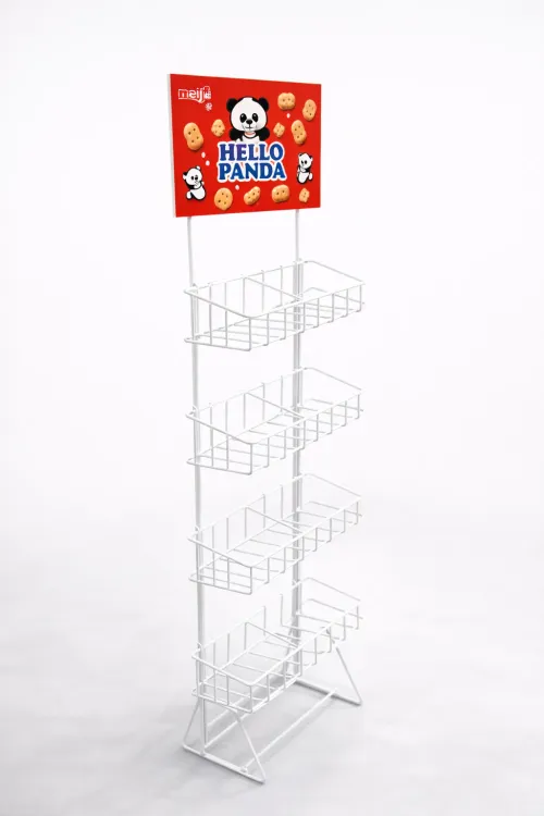 Kệ sắt trưng bày hộp bánh 5 tầng