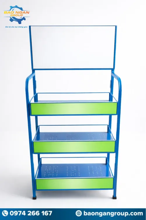 Kệ sắt nhỏ trưng bày nước ngọt