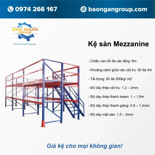 Kệ sàn Mezzanine